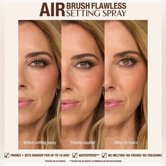 NWT - Charlotte Tilbury Airbrush Setting Spray - Picture 7 of 10